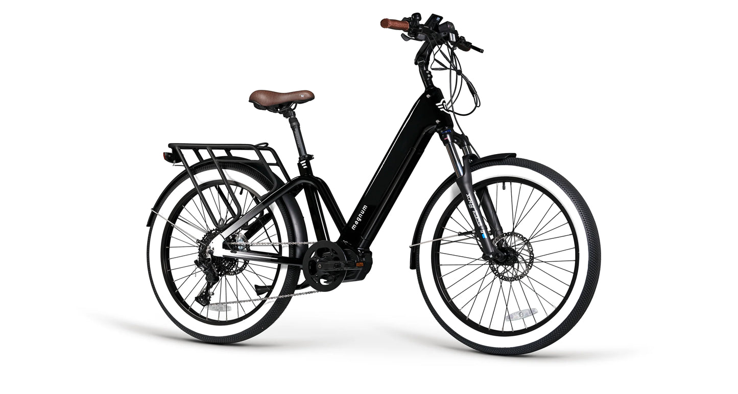 Magnum Pilot Premium Step-Thru Electric Bike Cruiser