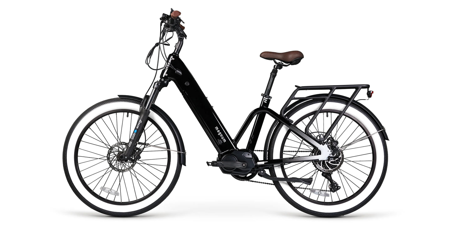 Magnum Pilot Premium Step-Thru Electric Bike Cruiser