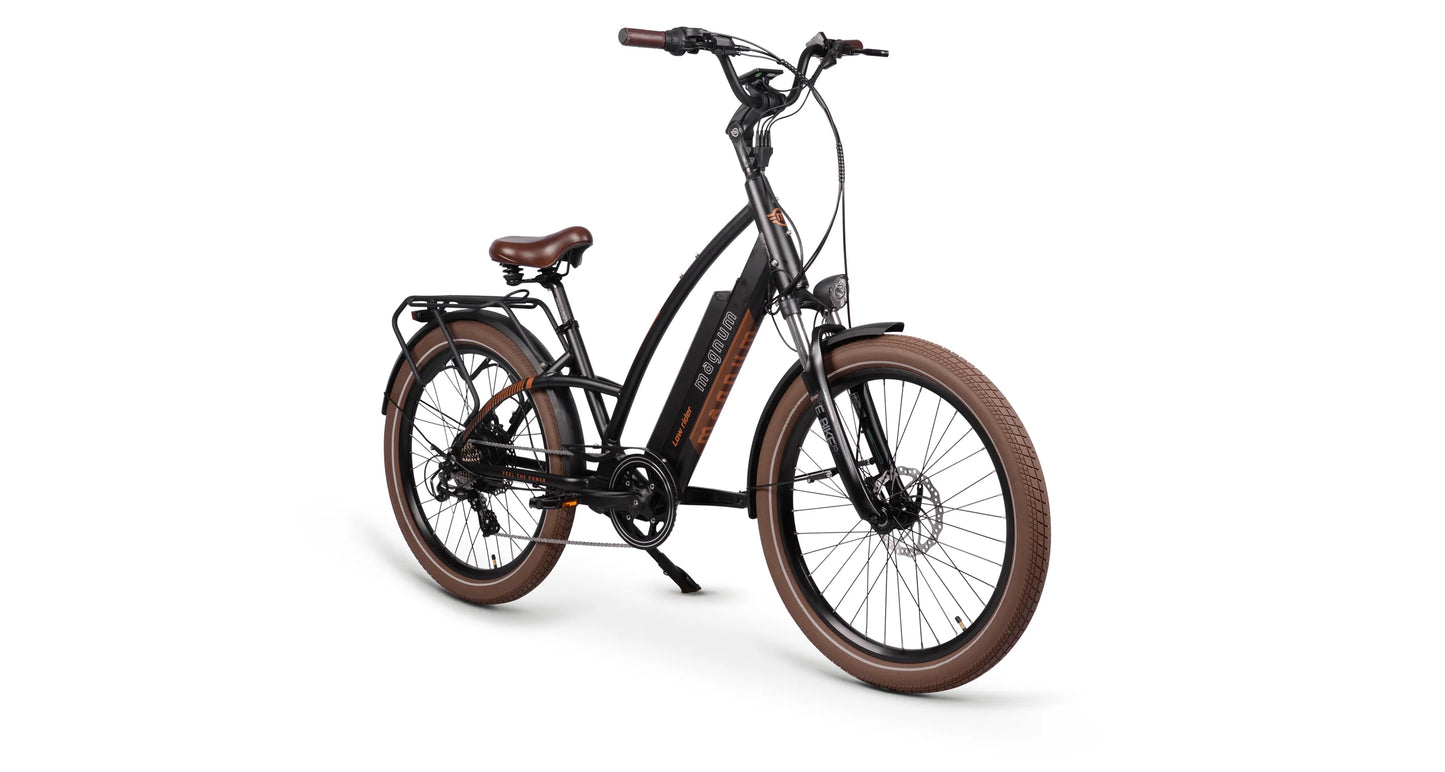 Magnum Low Rider Premium Cruiser Electric Bike - Black Friday Blowout!